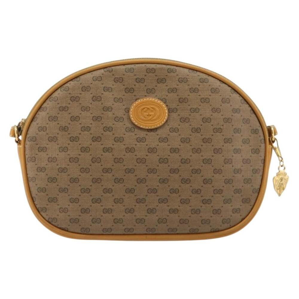 Gucci Micro GG Supreme Shoulder Bag Beige